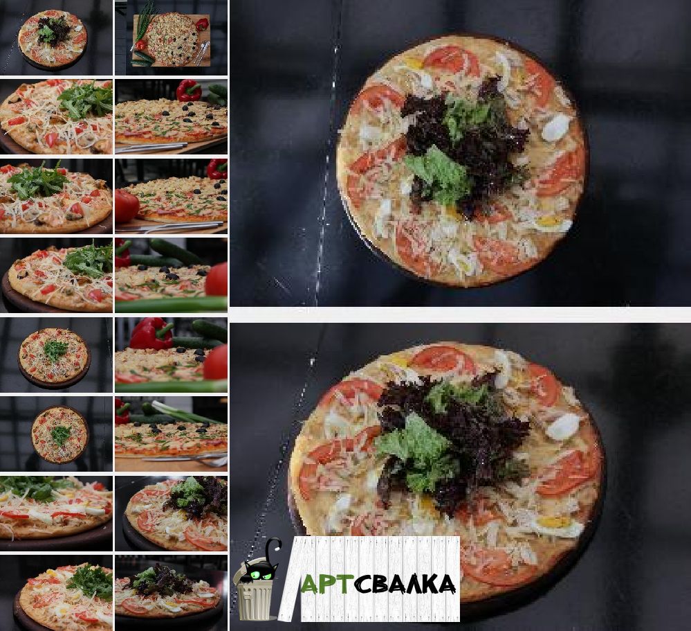 Аппетитные пиццы фото в разных ракурсах | Mouth-watering pizza photo in different angles